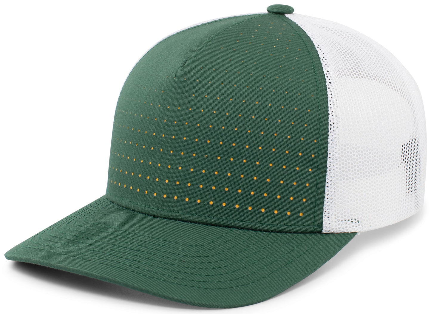 Perforated 5-Panel Trucker Snapback Cap 105P