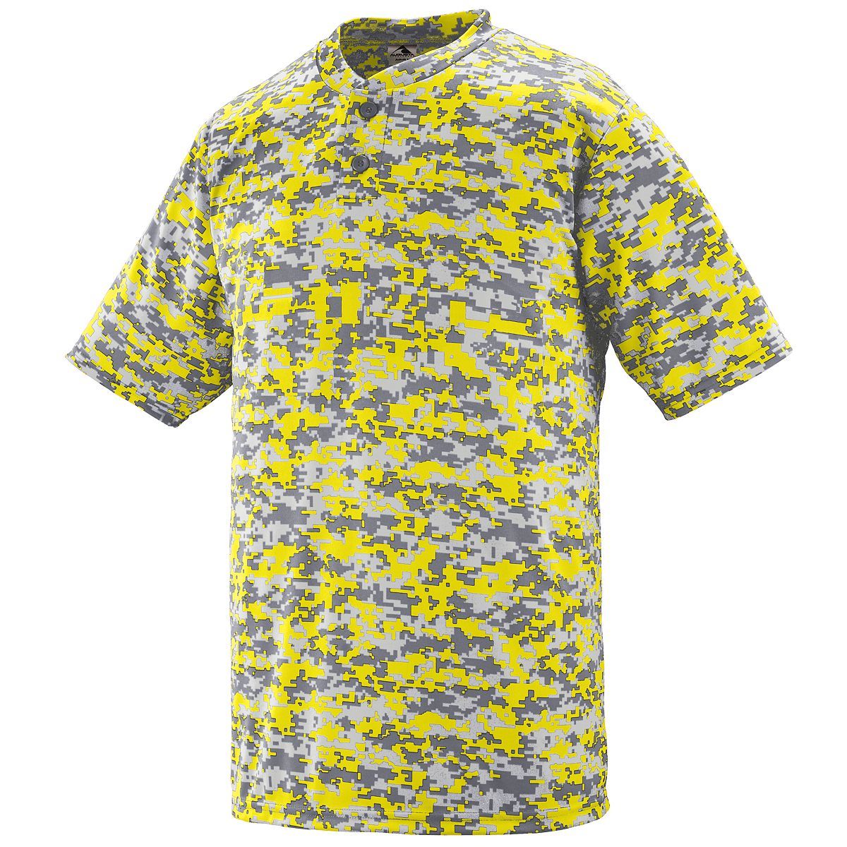 Youth Digi Camo Wicking Two-Button Jersey 1556