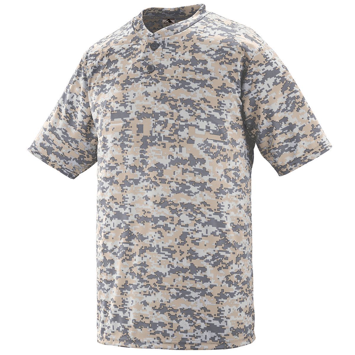 Youth Digi Camo Wicking Two-Button Jersey 1556