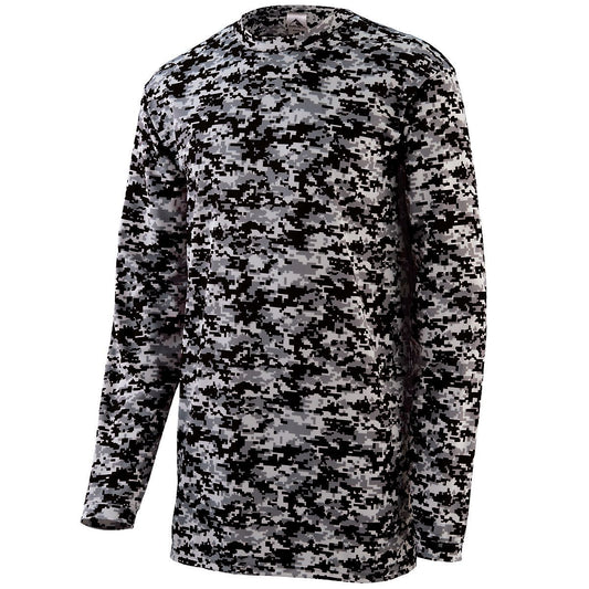 Youth Digi Camo Wicking Long Sleeve T-Shirt 2789