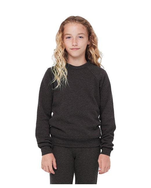 Bella + Canvas Youth Sponge Fleece Raglan Sweatshirt 3901Y - Dresses Max