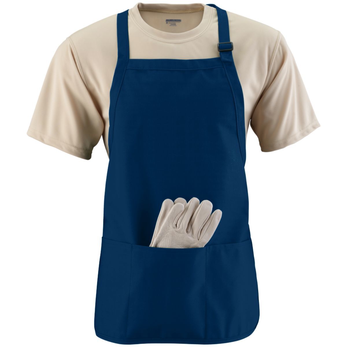 Medium Length Apron With Pouch 4250