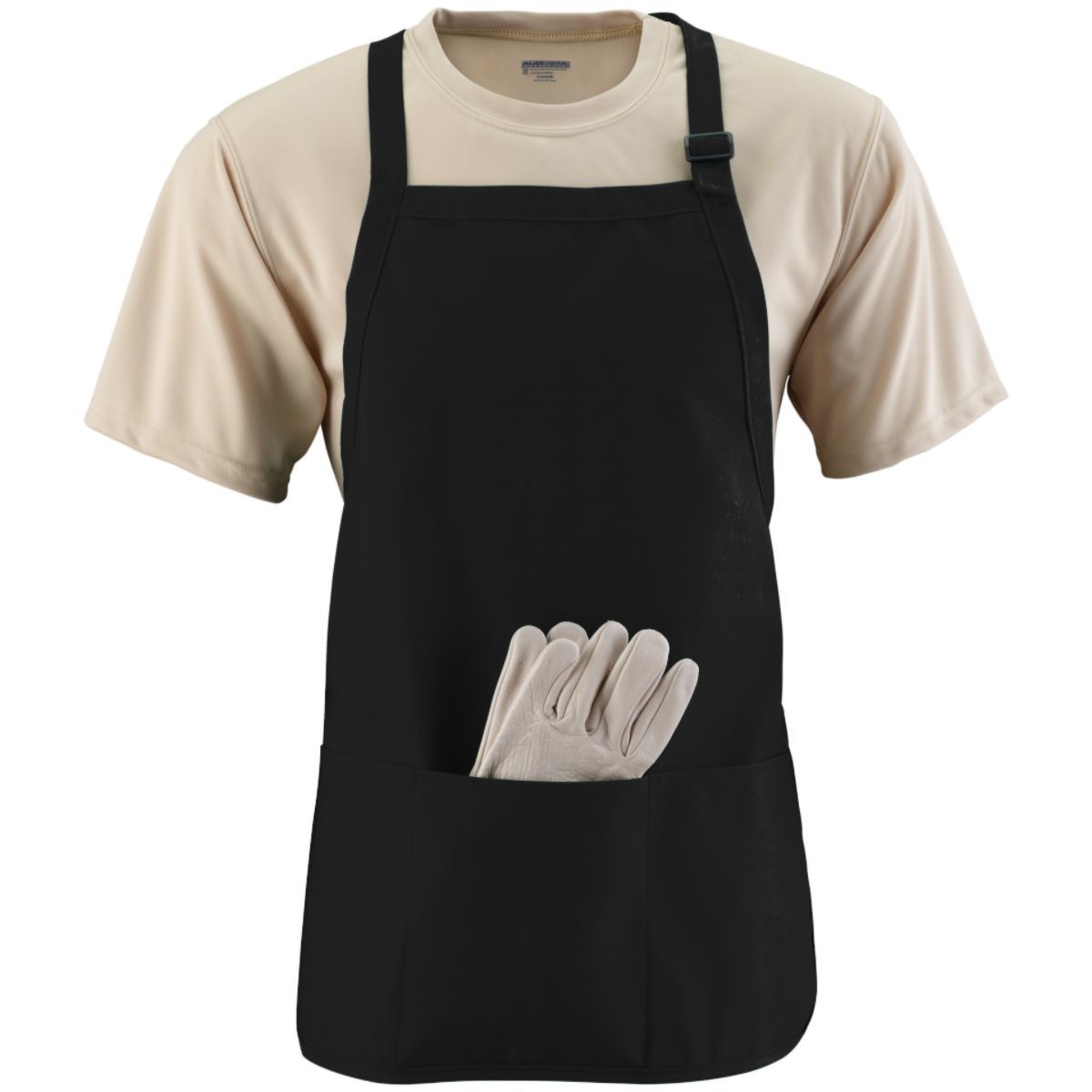 Medium Length Apron With Pouch 4250