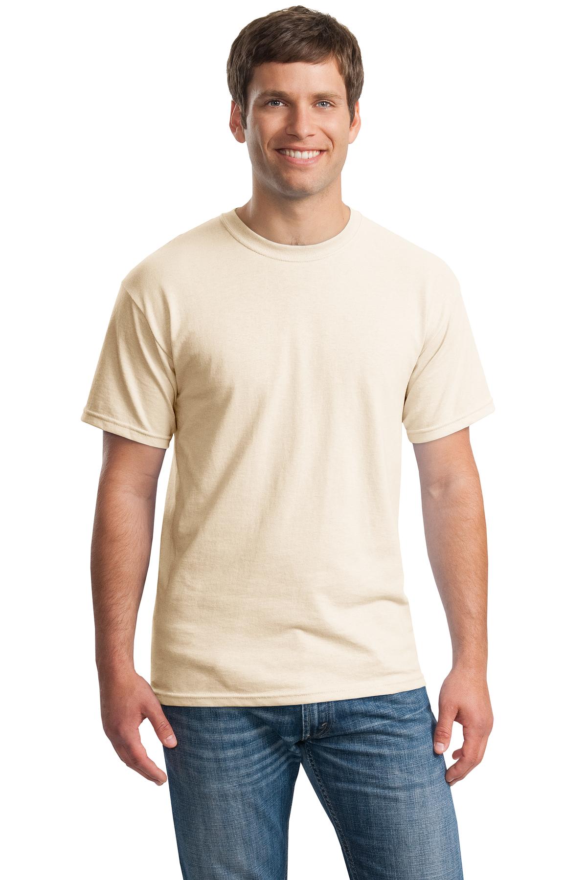 Gildan - Heavy Cotton 100% Cotton T-Shirt.  5000 (Pack of 6)