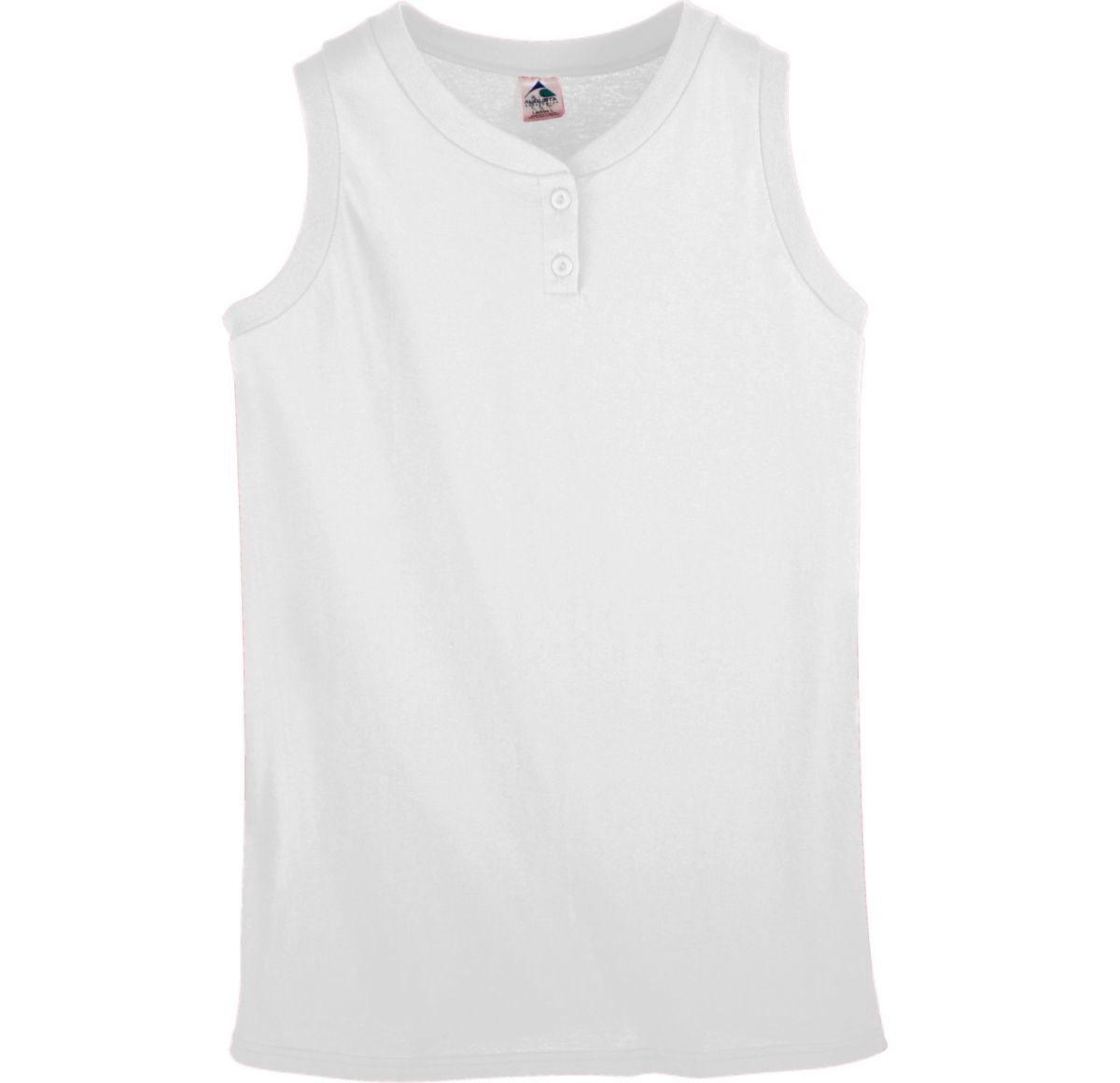 Ladies Sleeveless Two Button Softball Jersey 550