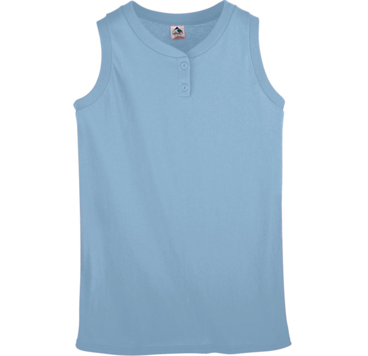 Ladies Sleeveless Two Button Softball Jersey 550