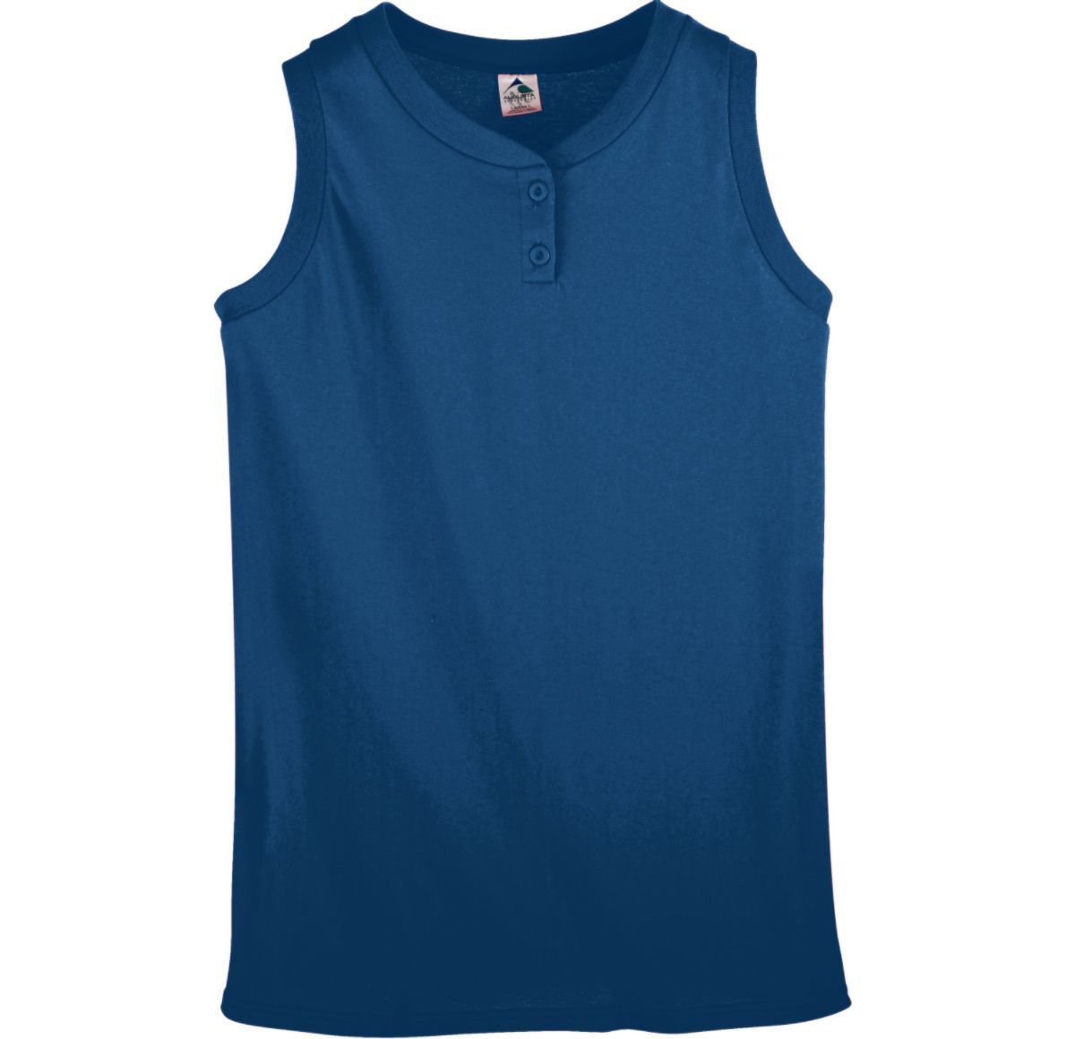 Ladies Sleeveless Two Button Softball Jersey 550