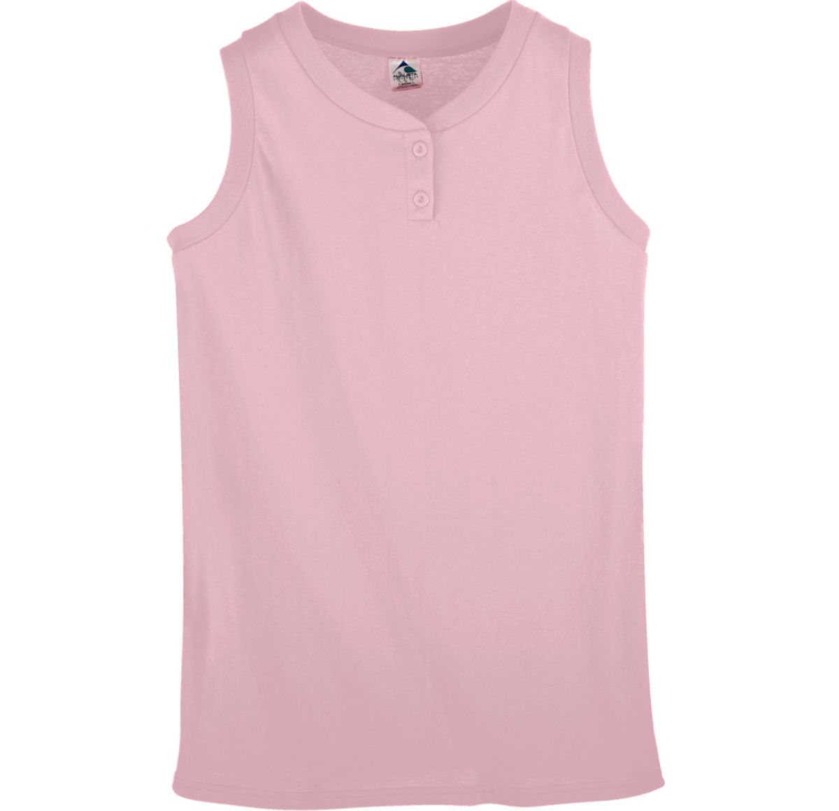 Ladies Sleeveless Two Button Softball Jersey 550