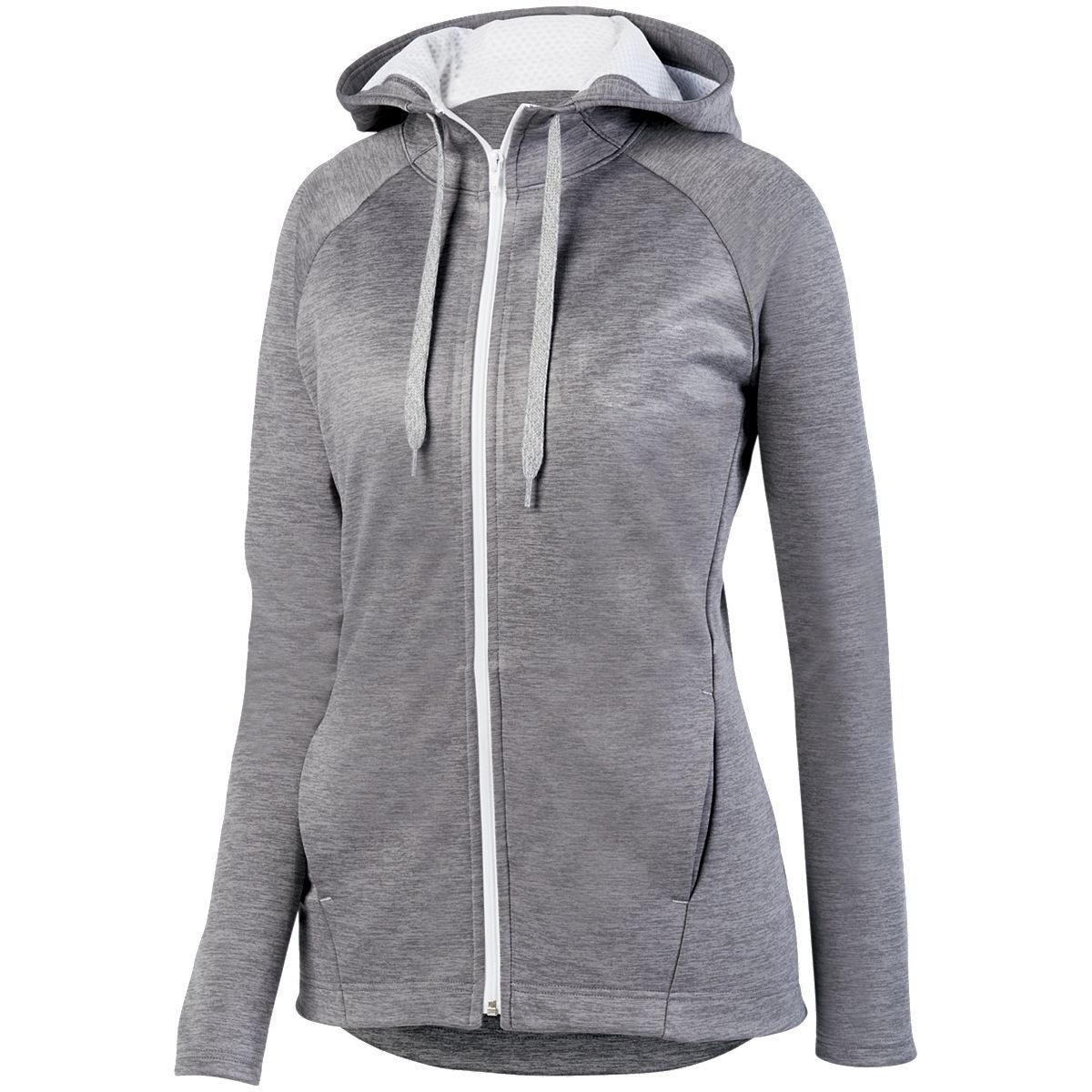 Ladies Zoe Tonal Heather Full Zip Hoodie 5558