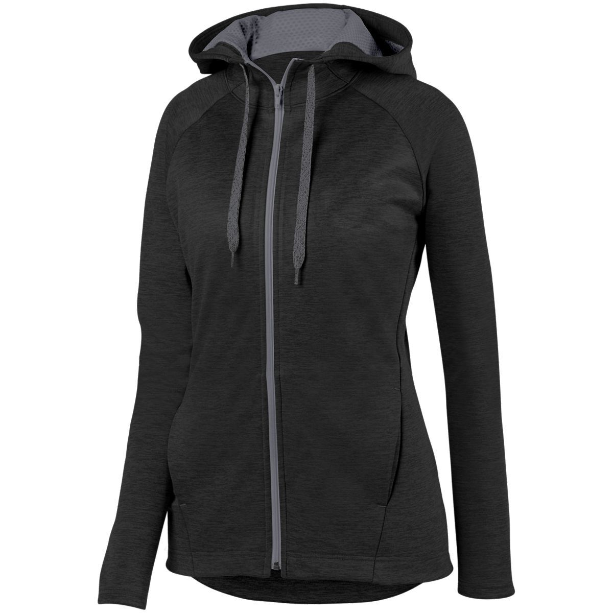 Ladies Zoe Tonal Heather Full Zip Hoodie 5558