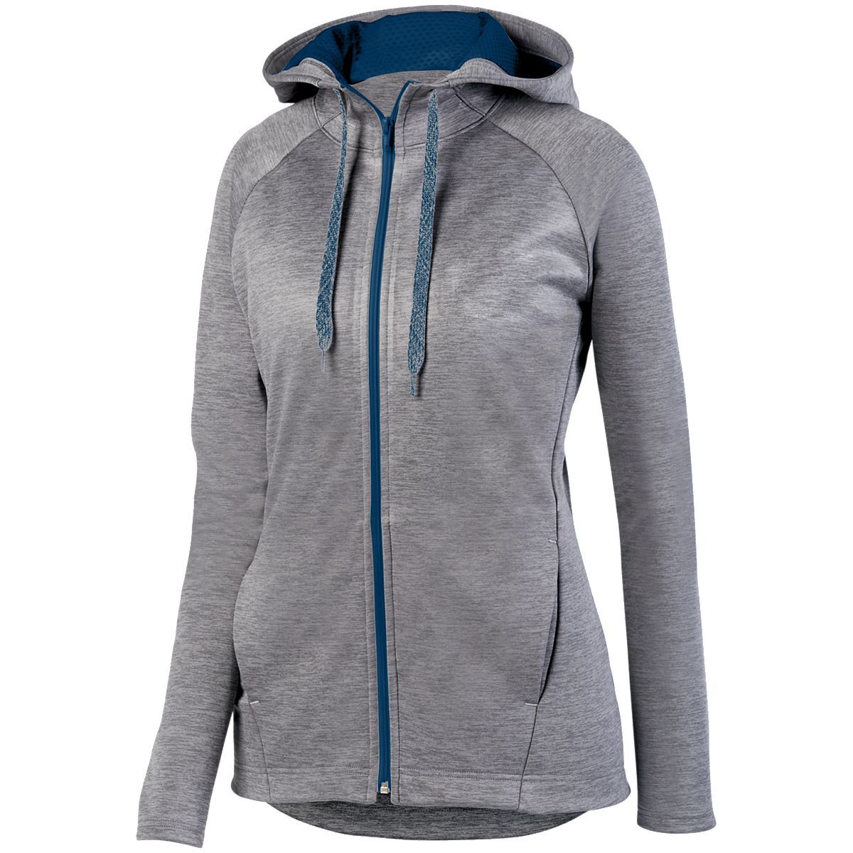 Ladies Zoe Tonal Heather Full Zip Hoodie 5558