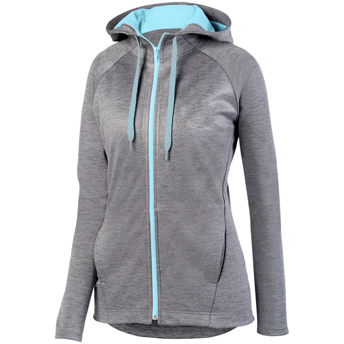 Ladies Zoe Tonal Heather Full Zip Hoodie 5558