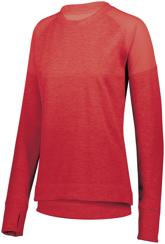 Ladies Zoe Tonal Heather Pullover 5575