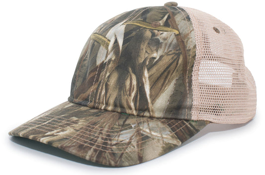 Vintage Camo Soft Trucker Snapback Cap 637C