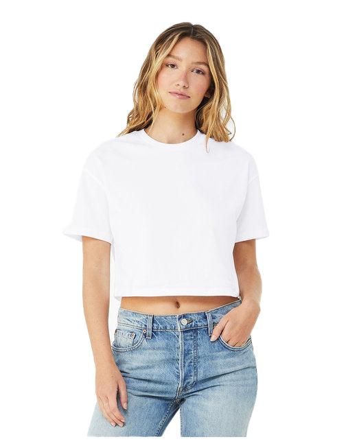 Bella + Canvas FWD Fashion Ladies' Jersey Cropped T-Shirt 6482 - Dresses Max