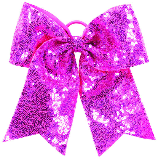 Sequin Cheer Hair Bow 6702