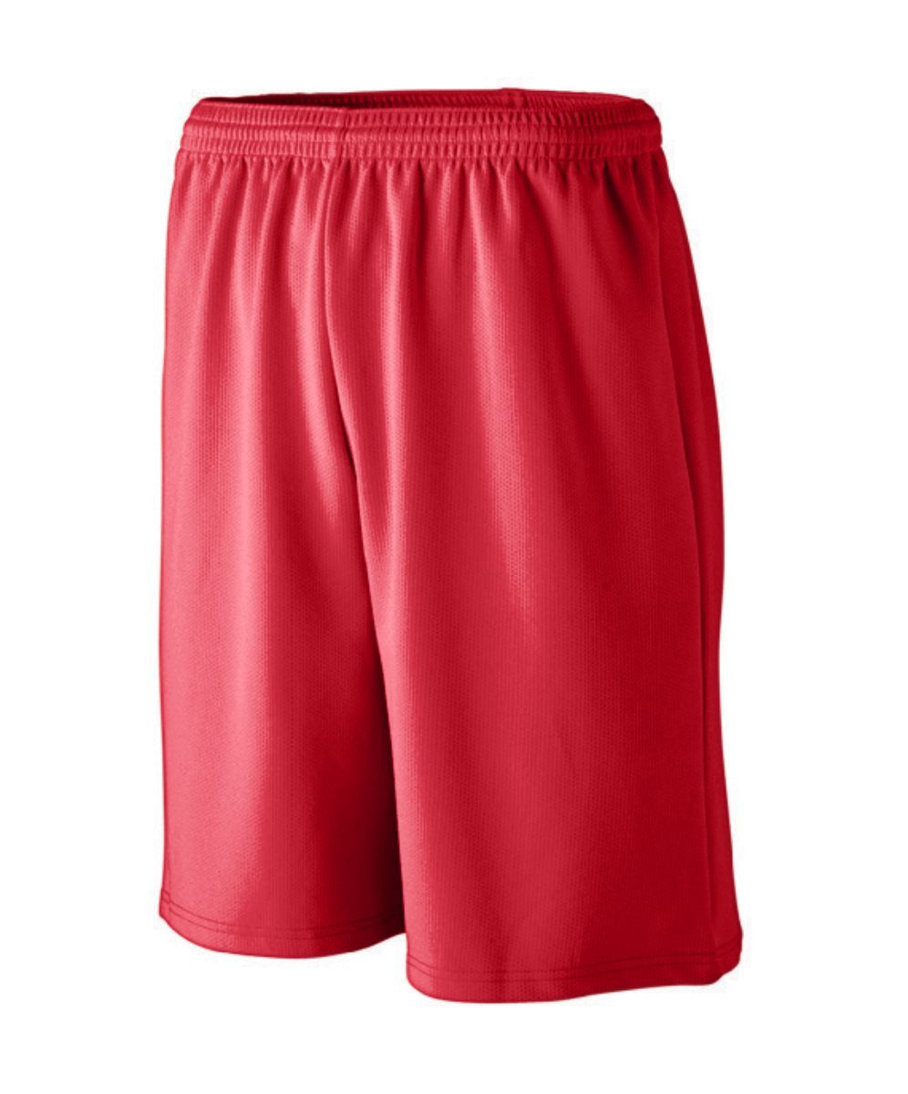 Longer Length Wicking Mesh Athletic Shorts 802