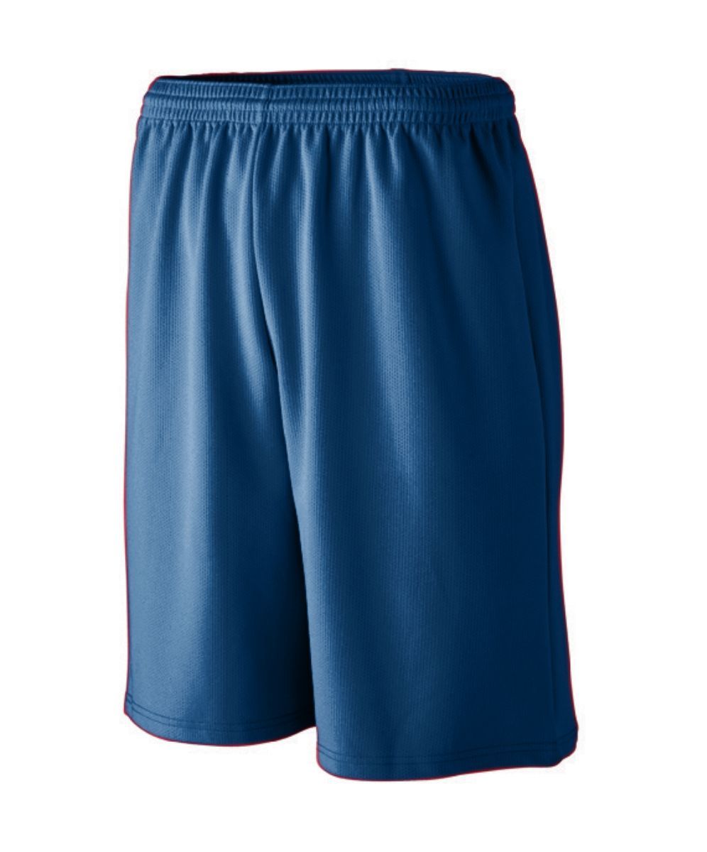 Longer Length Wicking Mesh Athletic Shorts 802