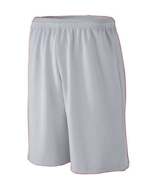 Youth Longer Length Wicking Mesh Athletic Shorts 809