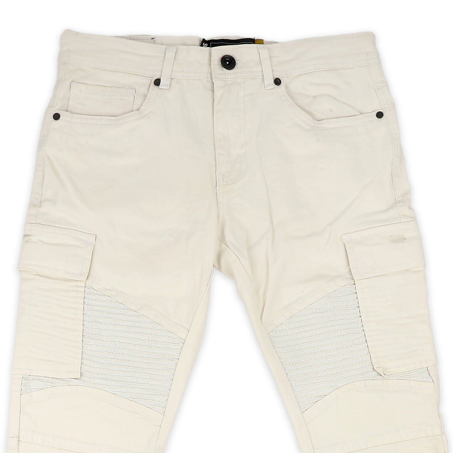 DressesMax White Biker's Jeans