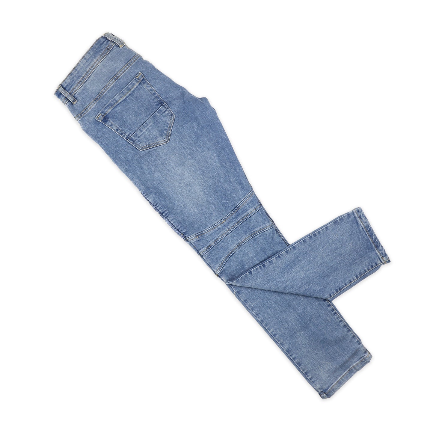 DressesMax Denim Biker Blue Jeans