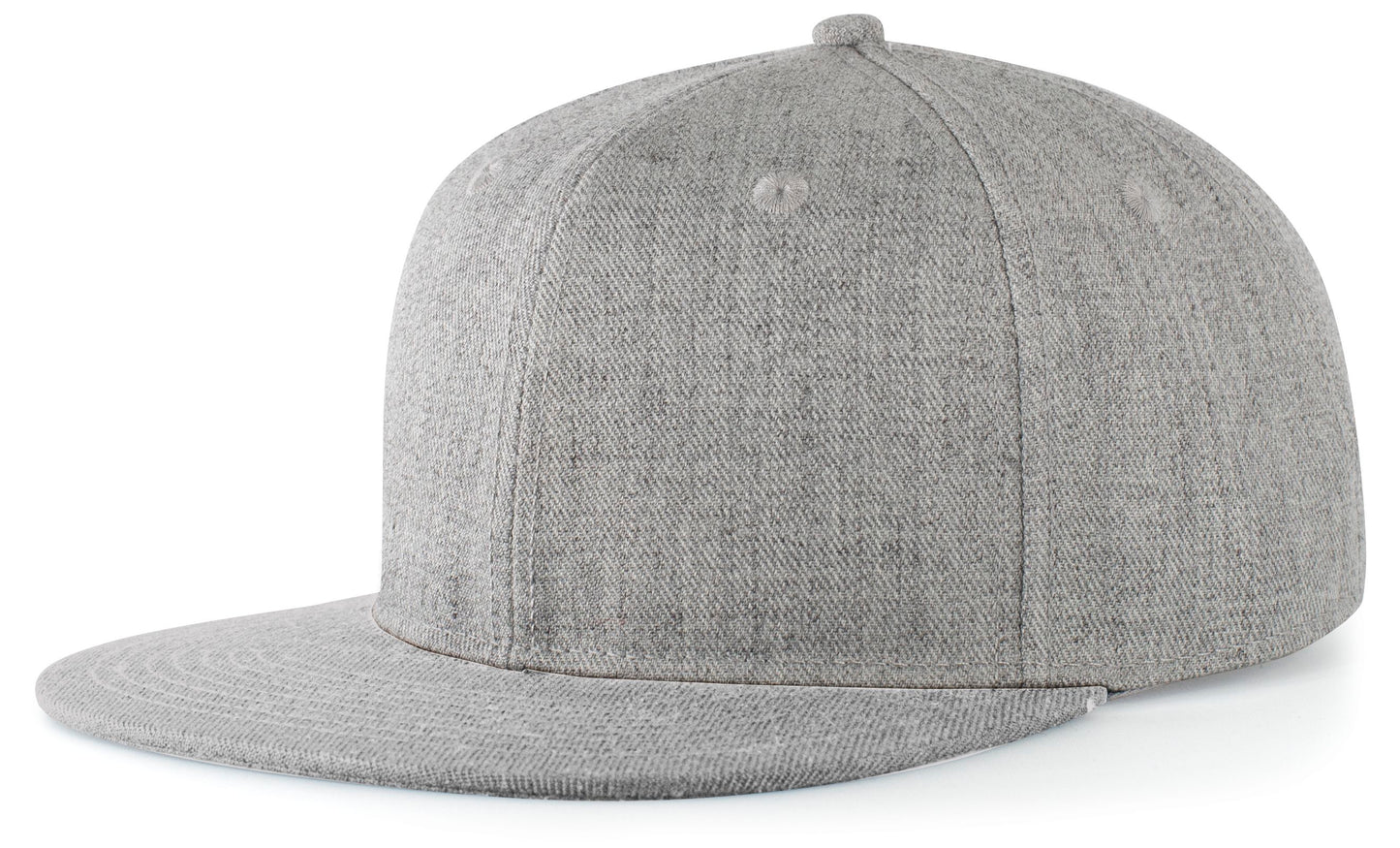 Wool Blend Heather Snapback Cap P750