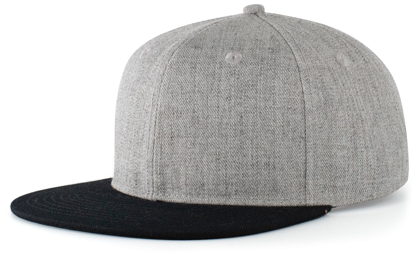 Wool Blend Heather Snapback Cap P750