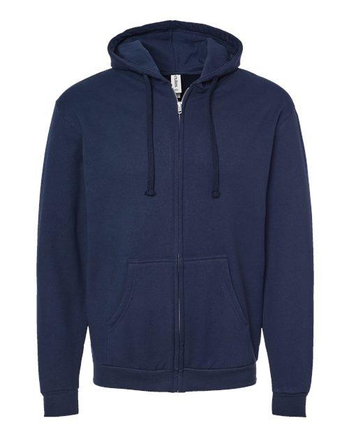 Tultex Unisex Full-Zip Hooded Sweatshirt 331 - Dresses Max