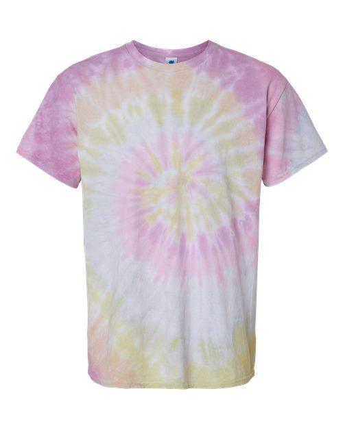 Colortone Multi-Color Tie-Dyed T-Shirt 1000 - Dresses Max