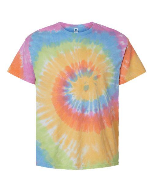 Colortone Multi-Color Tie-Dyed T-Shirt 1000 - Dresses Max