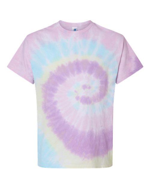 Colortone Multi-Color Tie-Dyed T-Shirt 1000 - Dresses Max