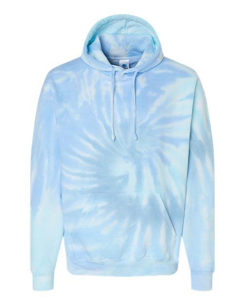 Colortone Tie-Dyed Hooded Sweatshirt 8777 - Dresses Max