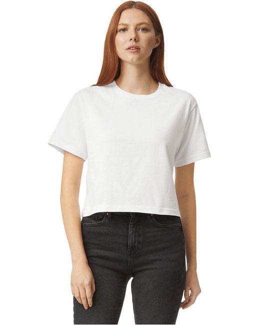 American Apparel Ladies' Fine Jersey Boxy T-Shirt 102AM - Dresses Max