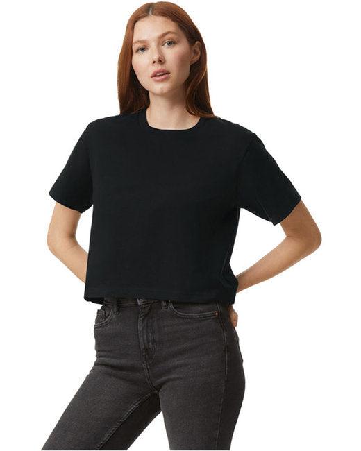 American Apparel Ladies' Fine Jersey Boxy T-Shirt 102AM - Dresses Max