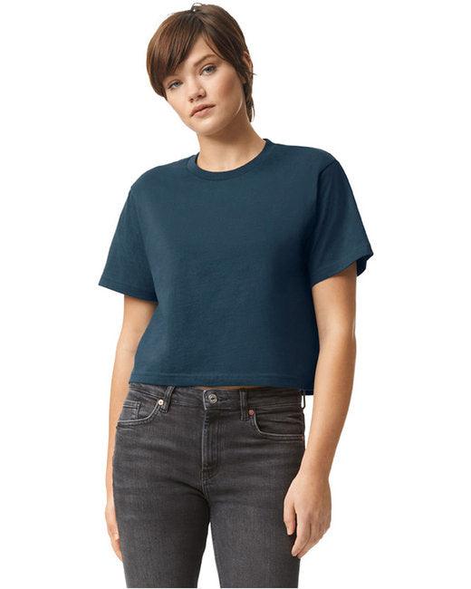 American Apparel Ladies' Fine Jersey Boxy T-Shirt 102AM - Dresses Max