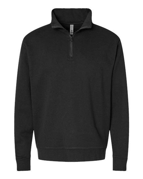 Next Level Unisex Fleece Quarter-Zip Pullover 9643 - Dresses Max