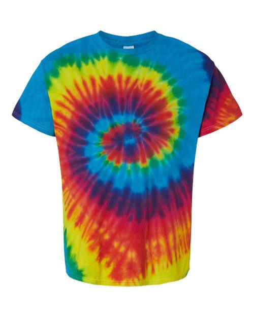 Colortone Multi-Color Tie-Dyed T-Shirt 1000 - Dresses Max