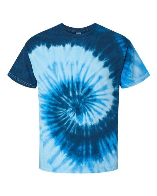 Colortone Multi-Color Tie-Dyed T-Shirt 1000 - Dresses Max