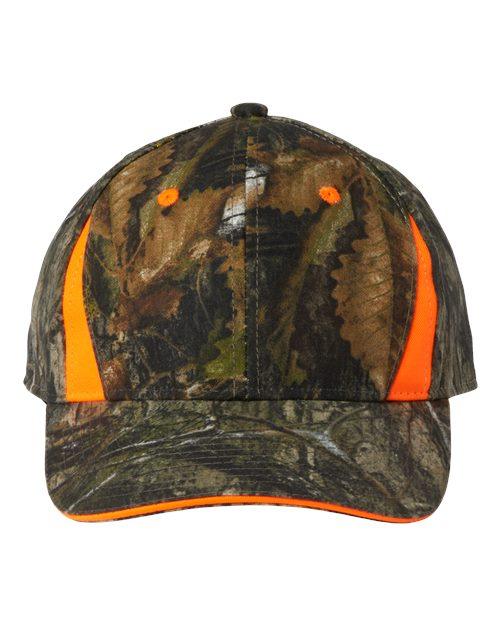 Outdoor Cap Camo with Hi-Vis Trim Cap CBI305 - Dresses Max