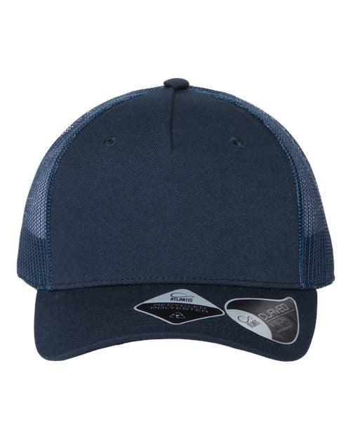 Atlantis Headwear Sustainable Five-Panel Trucker Cap ZION - Dresses Max