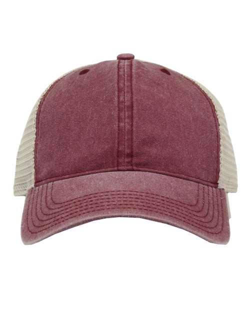 The Game Pigment-Dyed Trucker Cap GB460 - Dresses Max