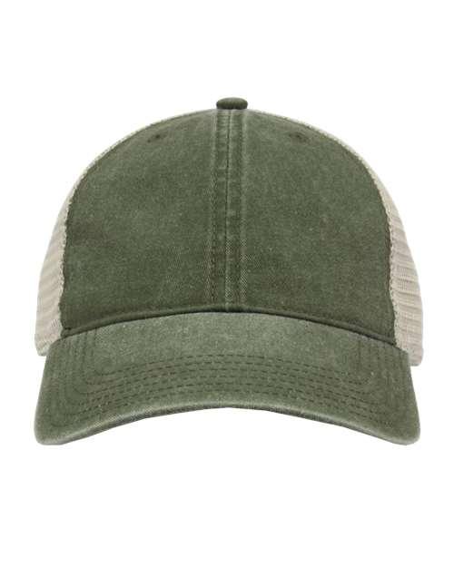 The Game Pigment-Dyed Trucker Cap GB460 - Dresses Max