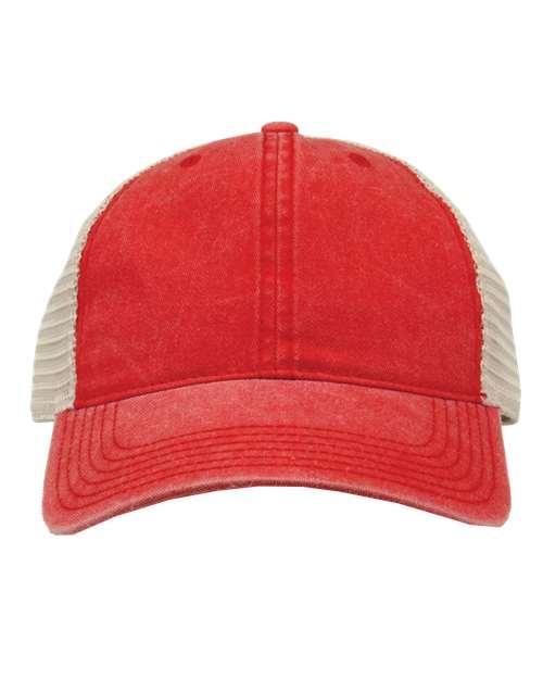 The Game Pigment-Dyed Trucker Cap GB460 - Dresses Max