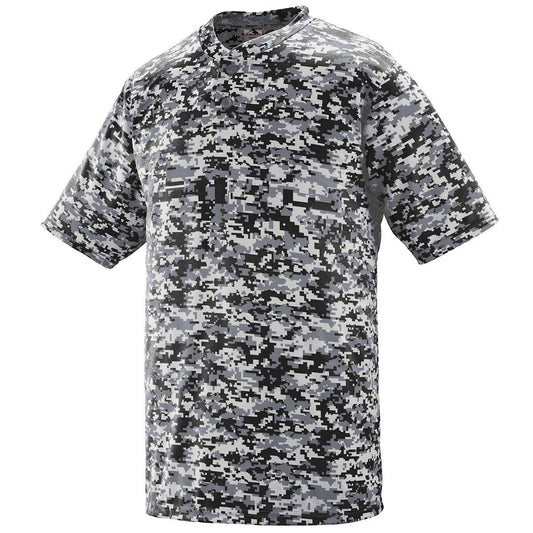 Digi Camo Wicking Two-Button Jersey - Dresses Max