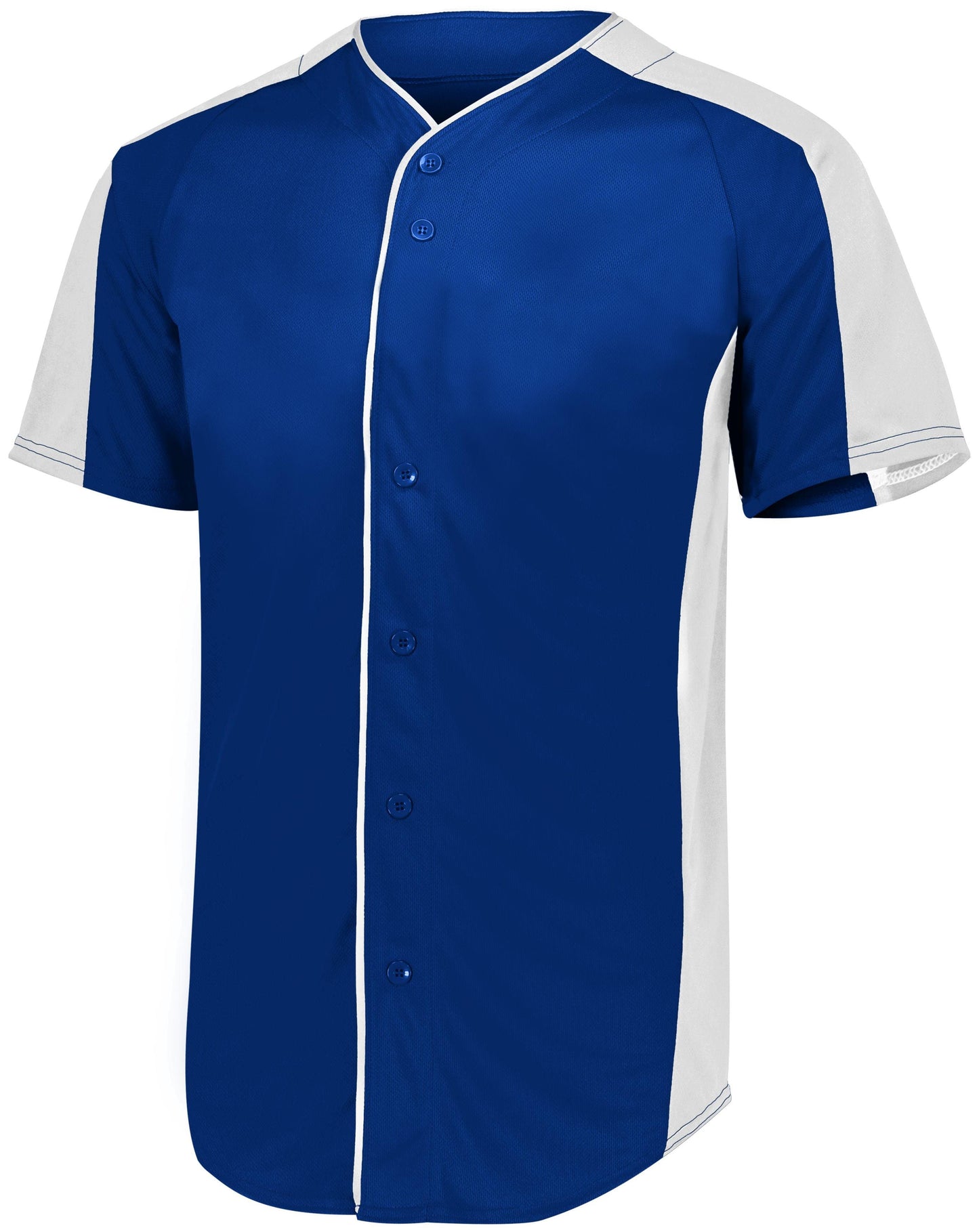 Full-Button Baseball Jersey - Dresses Max