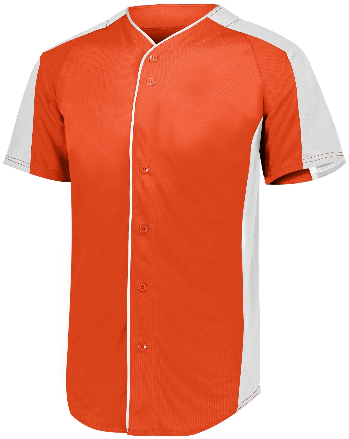 Full-Button Baseball Jersey - Dresses Max