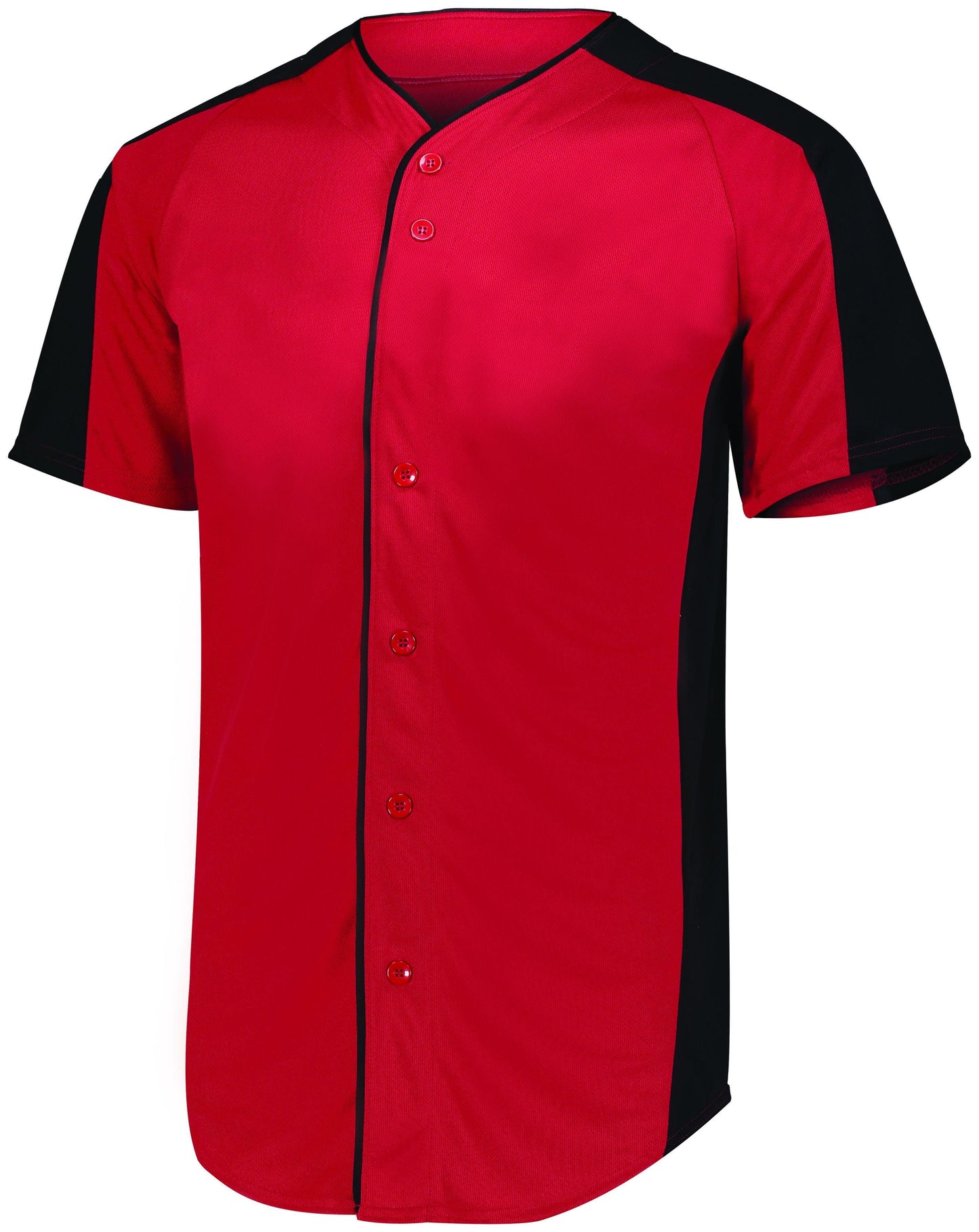 Full-Button Baseball Jersey - Dresses Max