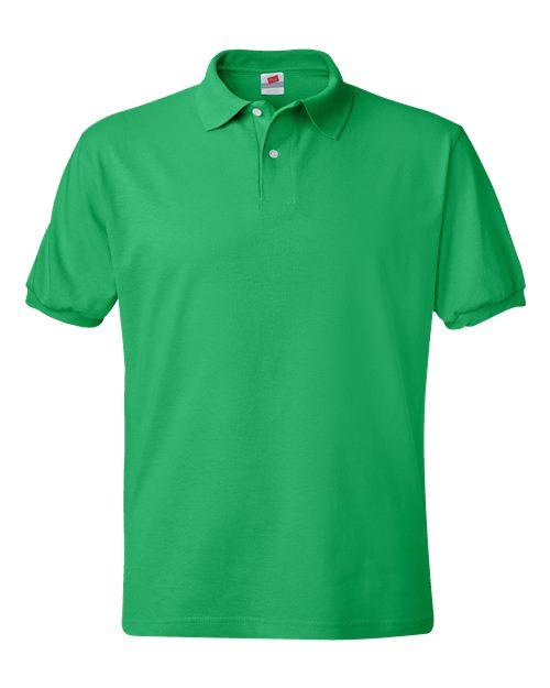 Hanes Ecosmart® Jersey Polo 054X - Dresses Max