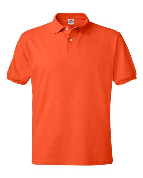 Hanes Ecosmart® Jersey Polo 054X - Dresses Max