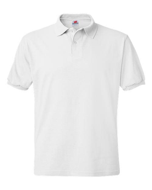 Hanes Ecosmart® Jersey Polo 054X - Dresses Max